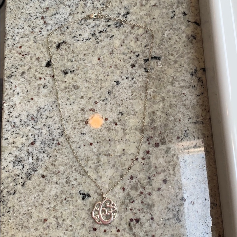 C Personalized Initial Necklace